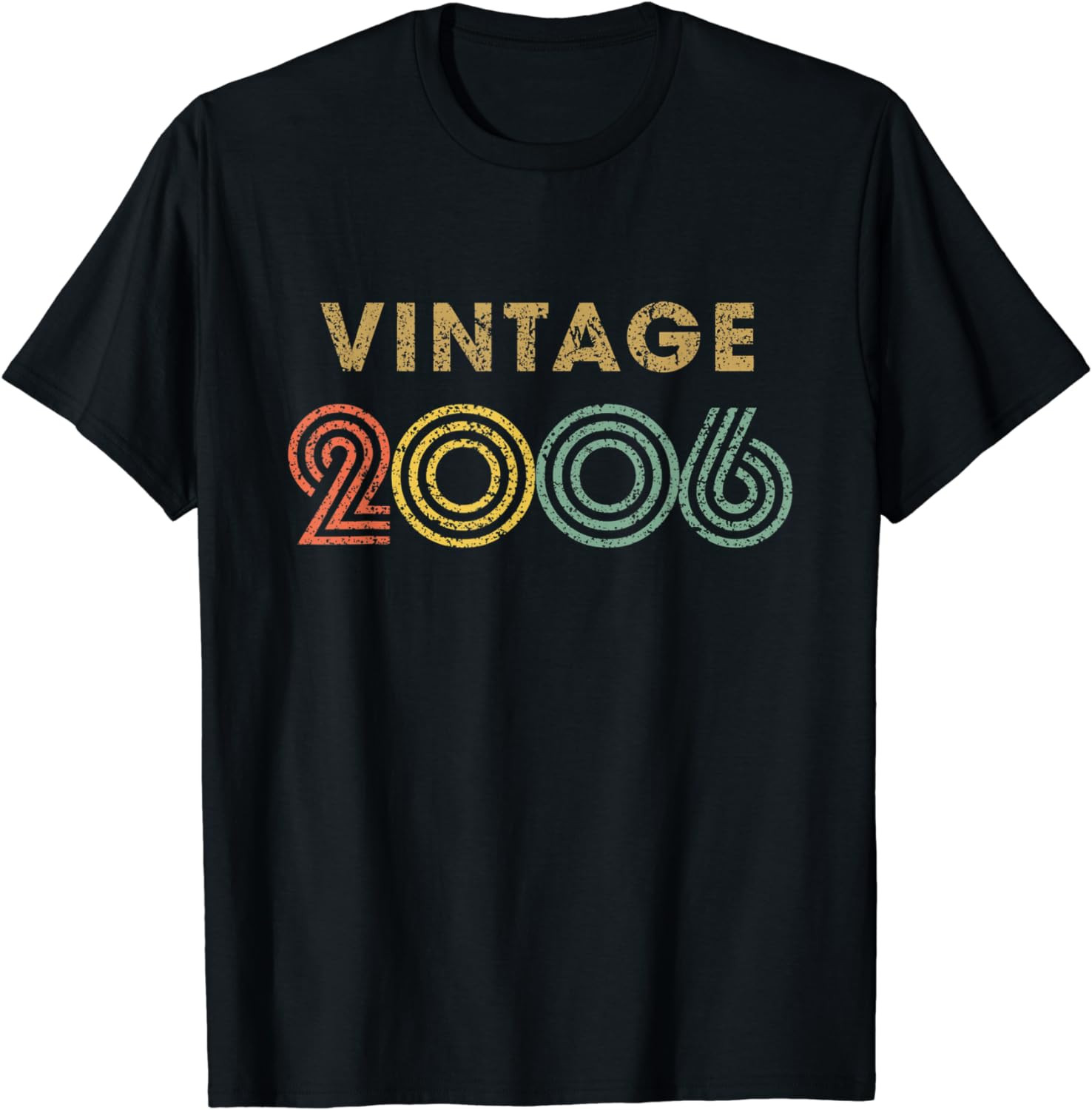 Vintage 2006 Born In 2006 Retro 13th Birthday Gift T-Shirt