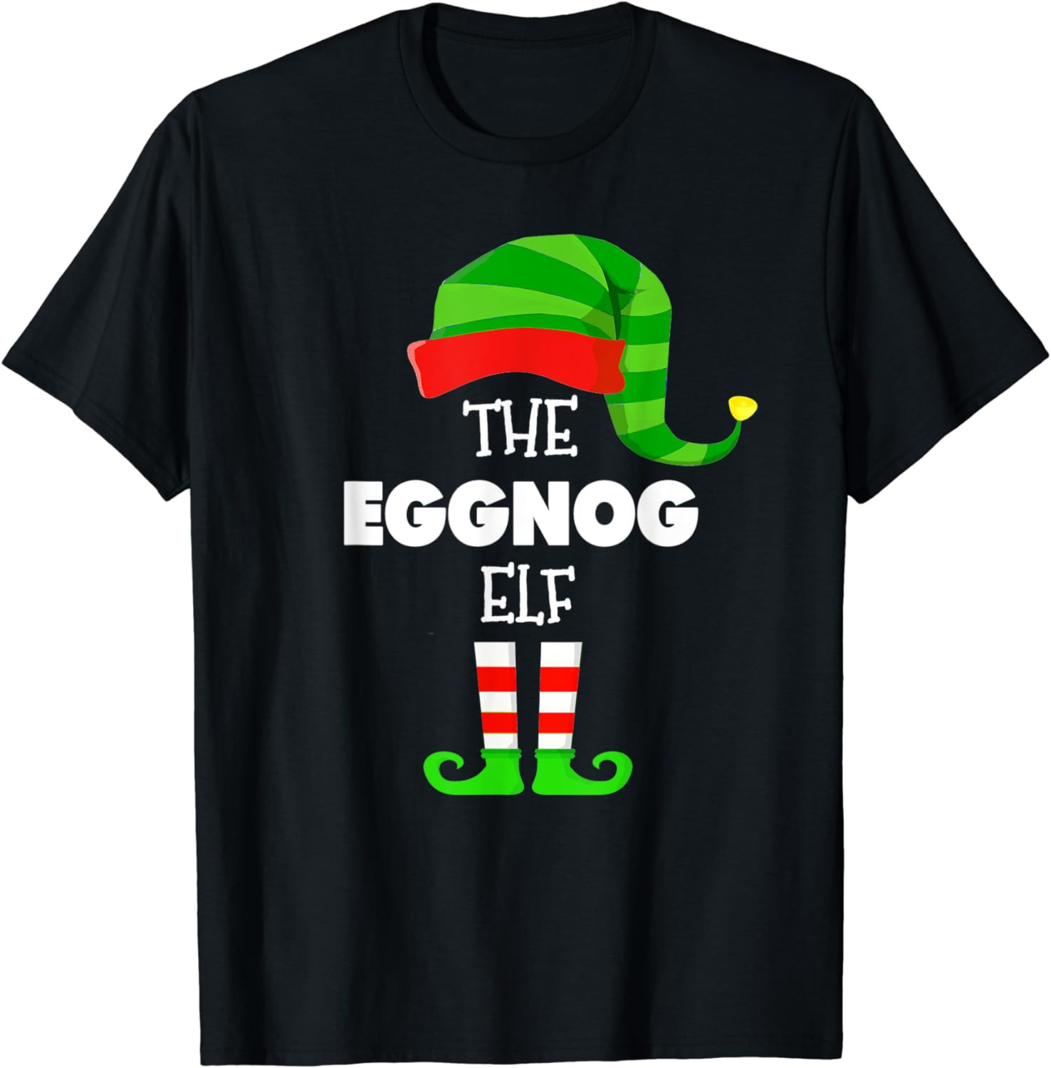 The Eggnog Elf Group Matching Family Christmas Pjs T-Shirt