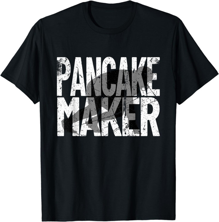 Vintage Football Player Meme Lineman Pancake Maker T-Shirt