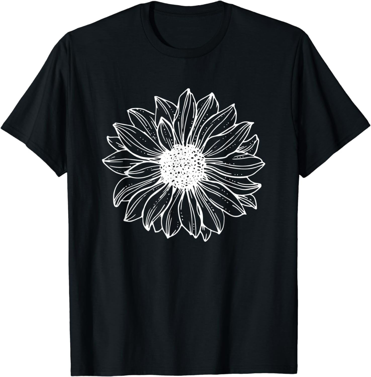 Womens Sunflower Summer T Shirt, Girls Graphic Tshirt T-Shirt