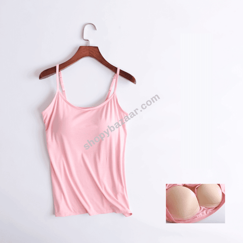 Camisole Tank With Built-In Bra