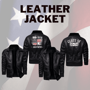 Military Fur Lapel Leather Jacket Collection