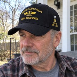 U.S. Navy Naval Aircrewman (AW) Rating Veteran Embroidered Cap (Gold Thread) - 1602