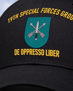 19th Special Forces Group De Oppresso Liber Embroidered Cap
