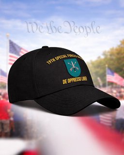 19th Special Forces Group De Oppresso Liber Embroidered Cap