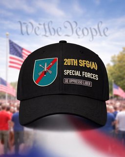 20th Special Forces Group (Airborne) Flash Embroidered Cap