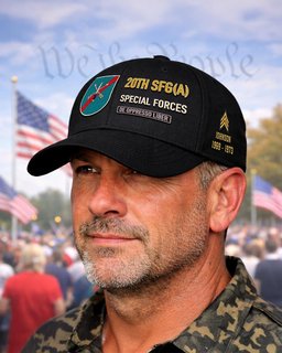 20th Special Forces Group (Airborne) Flash Embroidered Cap
