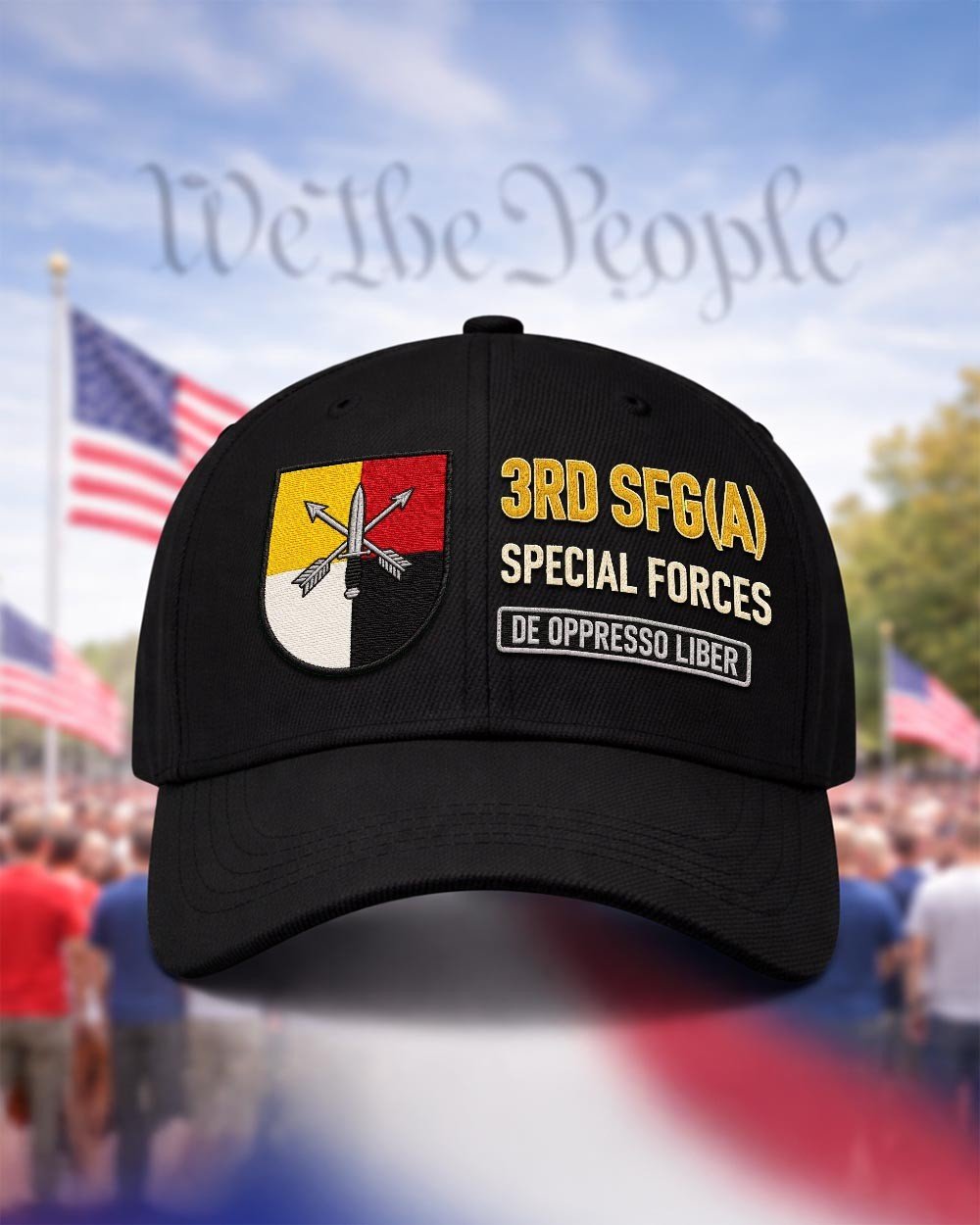 3rd Special Forces Group (Airborne) Flash Embroidered Cap