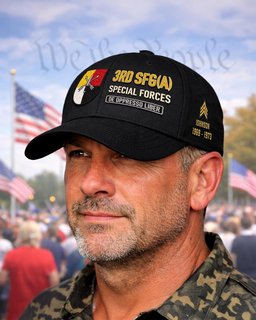 3rd Special Forces Group (Airborne) Flash Embroidered Cap