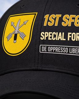 1st Special Forces Group (Airborne) Flash Embroidered Cap