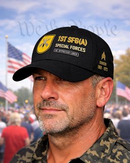 1st Special Forces Group (Airborne) Flash Embroidered Cap