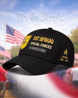 1st Special Forces Group (Airborne) Flash Embroidered Cap