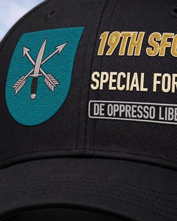 19th Special Forces Group (Airborne) Flash Embroidered Cap