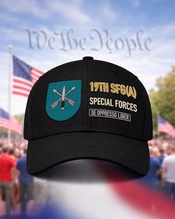 19th Special Forces Group (Airborne) Flash Embroidered Cap