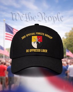 3rd Special Forces Group De Oppresso Liber Embroidered Cap