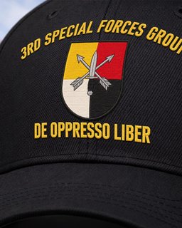3rd Special Forces Group De Oppresso Liber Embroidered Cap