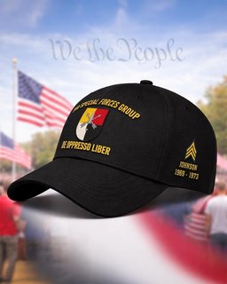 3rd Special Forces Group De Oppresso Liber Embroidered Cap