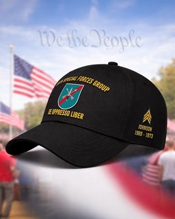 20th Special Forces Group De Oppresso Liber Embroidered Cap