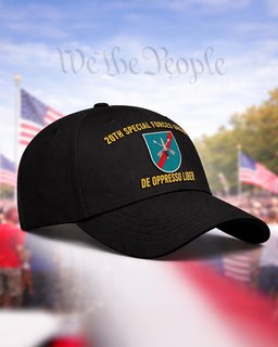 20th Special Forces Group De Oppresso Liber Embroidered Cap