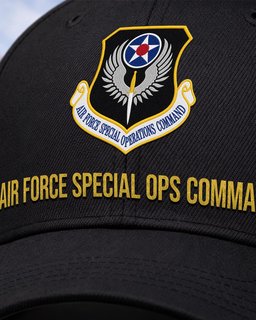 U.S. Air Force Special Operations Command (AFSOC) Veteran Embroidered Cap - 2777 - Embroidered Classic Cap Navy Blue mockup
