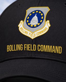 U.S. Air Force Bolling Field Command Veteran Embroidered Cap - 2785 - Embroidered Classic Cap Navy Blue mockup