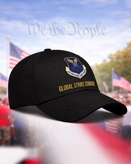 U.S. Air Force Global Strike Command (AFGSC) Veteran Embroidered Cap - 2773 - Embroidered Classic Cap Desert Tan mockup