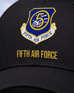 Fifth Air Force Veteran Embroidered Cap - 2795 - Embroidered Classic Cap Navy Blue mockup