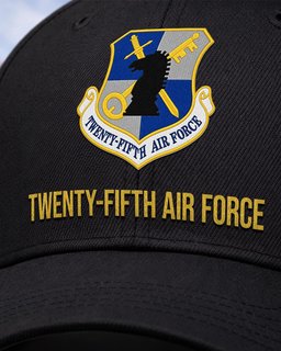 Twenty-Fifth Air Force Veteran Embroidered Cap - 2812 - Embroidered Classic Cap Navy Blue mockup