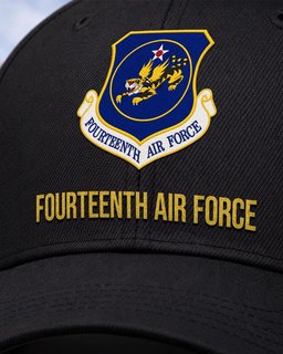 Fourteenth Air Force (Air Forces Strategic) Veteran Embroidered Cap - 2797 - Embroidered Classic Cap Navy Blue mockup
