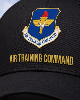 U.S. Air Force Air Training Command Veteran Embroidered Cap - 2782 - Embroidered Classic Cap Navy Blue mockup