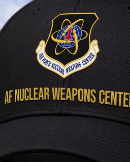 U.S. Air Force Nuclear Weapons Center Veteran Embroidered Cap - 2807 - Embroidered Classic Cap Navy Blue mockup