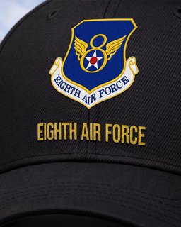 Eighth Air Force (Air Forces Strategic) Veteran Embroidered Cap - 2791 - Embroidered Classic Cap Navy Blue mockup