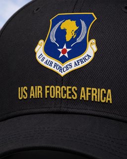 U.S. Air Forces Africa (USAFE-AFAFRICA) Veteran Embroidered Cap - 2816 - Embroidered Classic Cap Navy Blue mockup