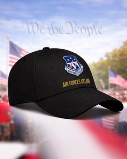 U.S. Air Forces Iceland Veteran Embroidered Cap - 2780 - Embroidered Classic Cap Desert Tan mockup