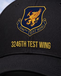 U.S. Air Force 3246th Test Wing Veteran Embroidered Cap - 2770 - Embroidered Classic Cap Navy Blue mockup