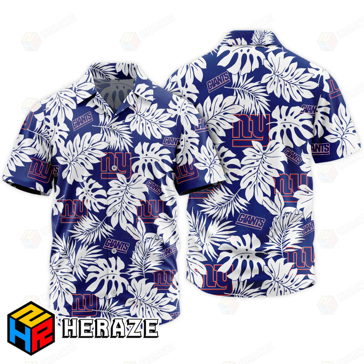 New York Giants Hawaiian Shirt Premium - HRZ01