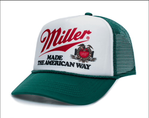 Vintage Style Miller Beer Hat Made the American Way