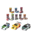Hot Sale 8 Style Coke Can 1/63 mini drift RC led light Radio Remote Control Micro Racing Car Kid's desktop Toys Gifts