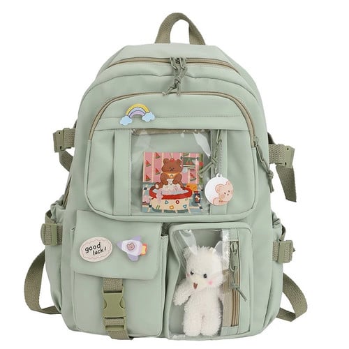 Canvas Schoolbags For Teenage Girls Boys Study Book Backpack Women Laptop Rucksack School Bags For Boys Travel Bagpack