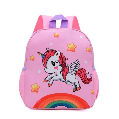 2023 Cute Unicorn Pattern School Bags for Girls kawaii book bag Backpack for 2-5 Years Little Princess Girl Kindergarten Bag