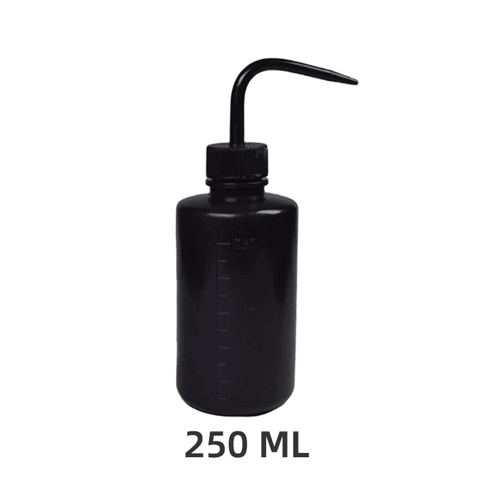 250/500ml Eyelash Cleaning Washing Bottle Curved Spout Cleaner Waterproof Eyebrow Remover Bottle Eyelash Extension Makeup Tool
