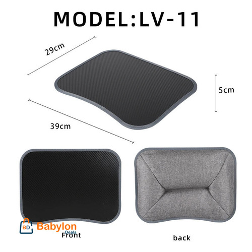 MUMUCC Multifunctional Laptop Desk With Cushion and Filled with Foam Particles, Small Pillow Table, Hard Mouse Pad Large