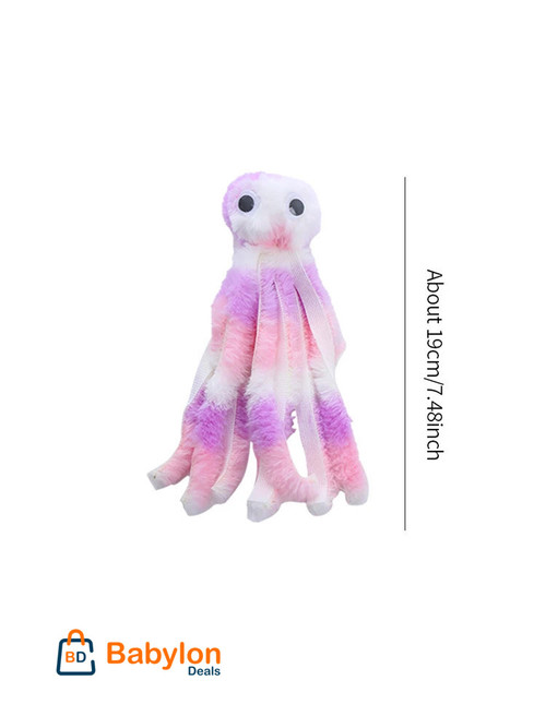 Cat toy Cute octopus plush toy bite resistant teeth interactive play pet supplies