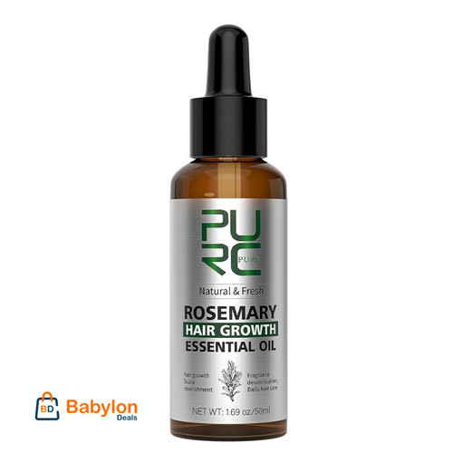 PURC Rosemary Oil Hair Growth For Men Women Fast Grow Products Essential Oils
