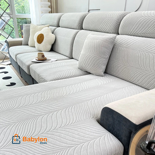 SO16103391 Waterproof jacquard sofa cover, high elasticity, anti dirt sofa cushion cover