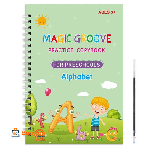Reusable Magic Copybook Drawing Toys for Children Montessori Pen Control Training Writing Sticker Learning Educational Toy Kids