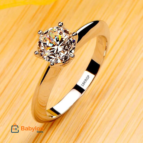 Never Fade White Tibetan Silver Rings for Women Round Zircon Crystal Rings Bride Promise Engagement Wedding Bands Gift Jewelry