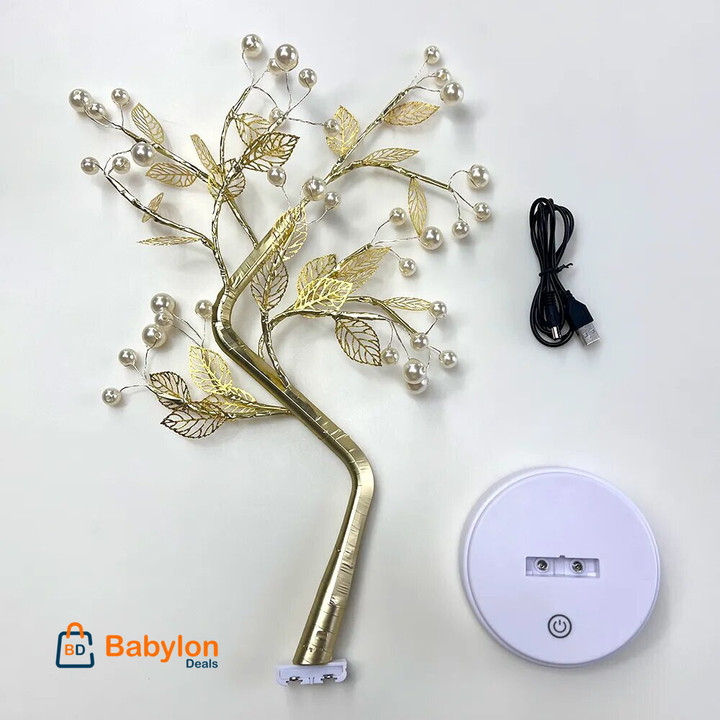 Tabletop Tree Lamp, Decorative LED Lights USB Or AA Battery Powered For Bedroom Home Party