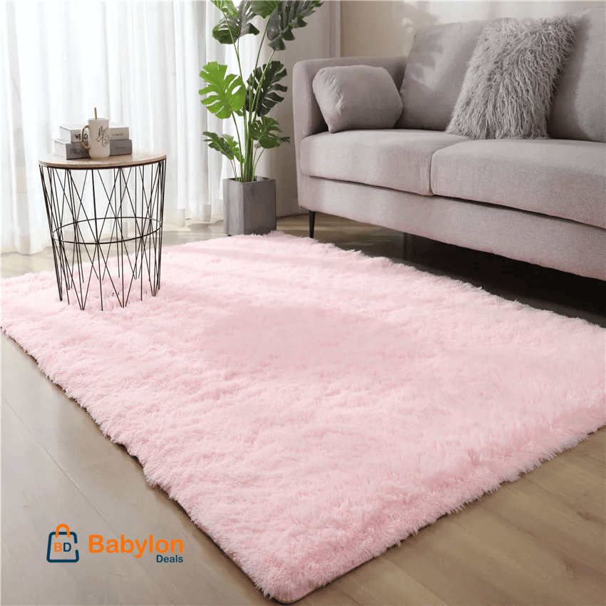 Carpets For Living Room Modern Sofas Grey Fluffy Carpet Bedroom Decoration Anti-slip Furry Large Rug Washable Floor Covering Mat