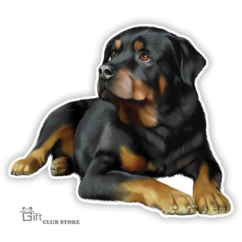 Rottweiler Decal Car Sticker - giftclubstore
